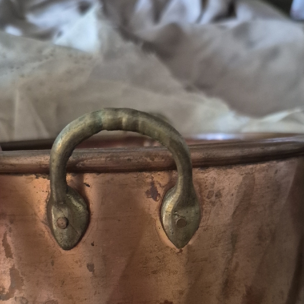 Vintage Copper Pot with Handles - Picture 7 of 7